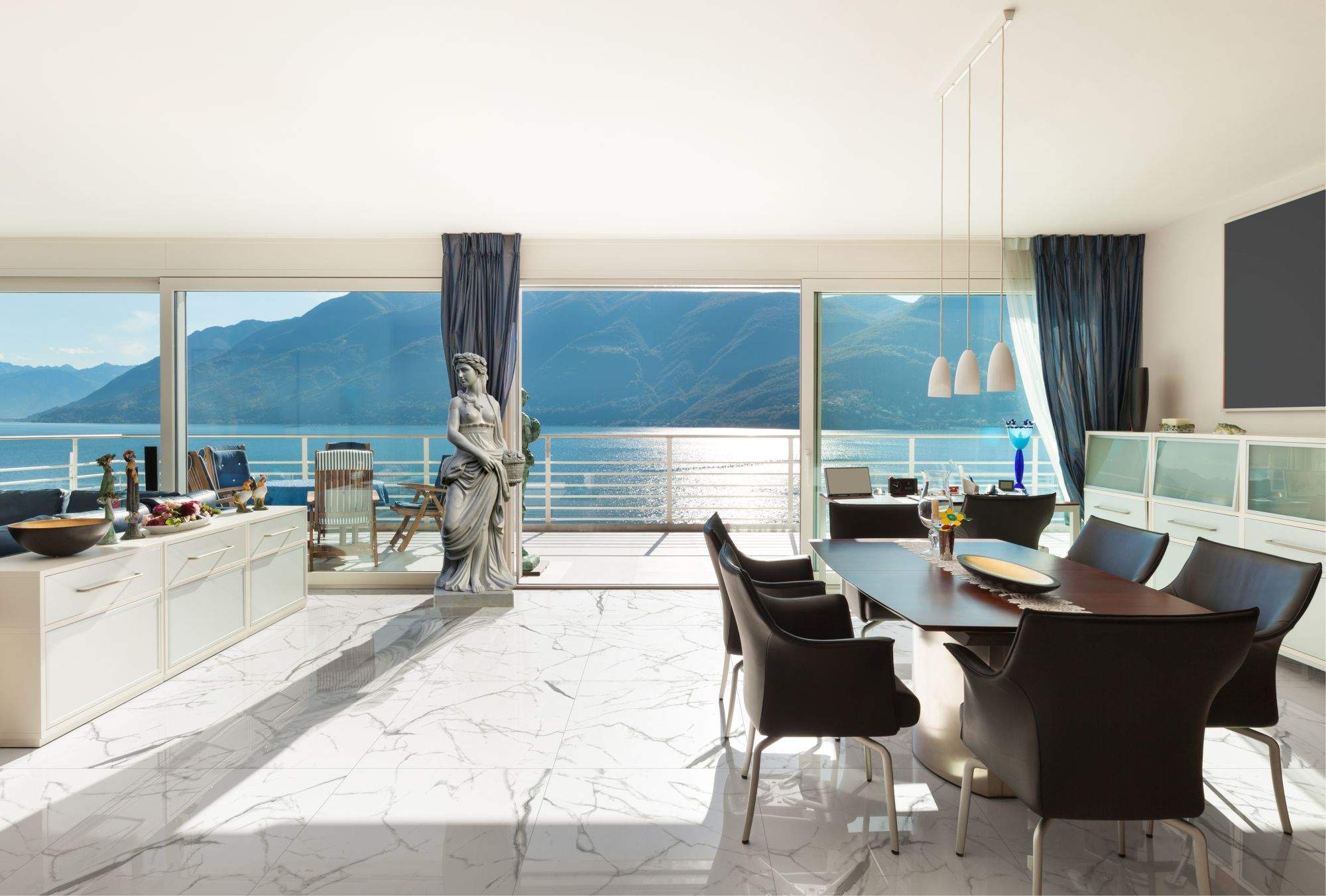 Porcelanato Polido Carrara Cristal 70x70 Delta - Imagem 2