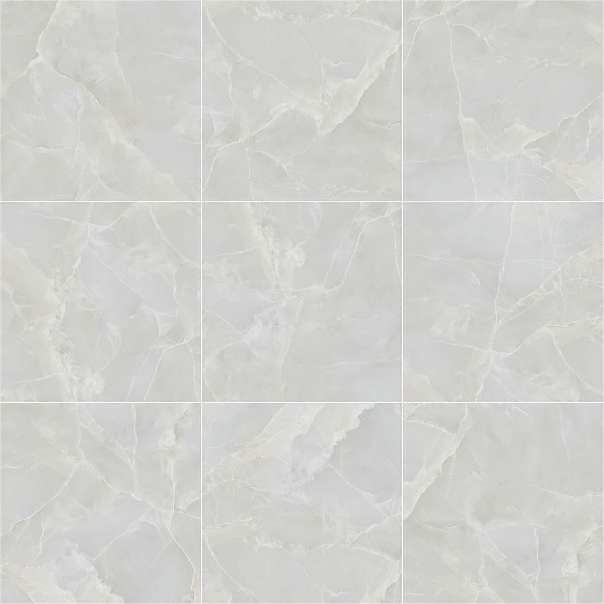 Porcelanato Polido 120x120 Onyx Blanc Delta Nova - Imagem 2