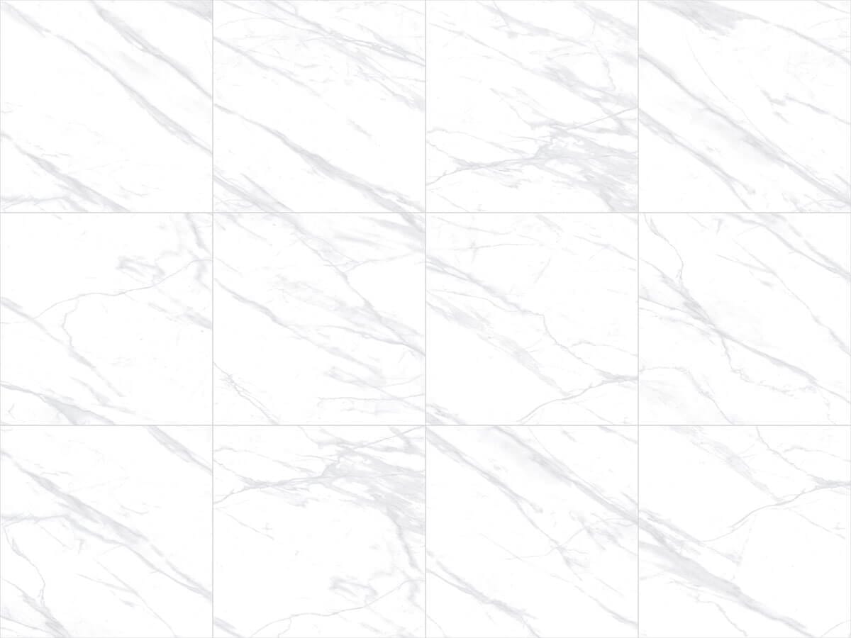 Porcelanato Polido Raggi Off White 90x90 Delta Nova