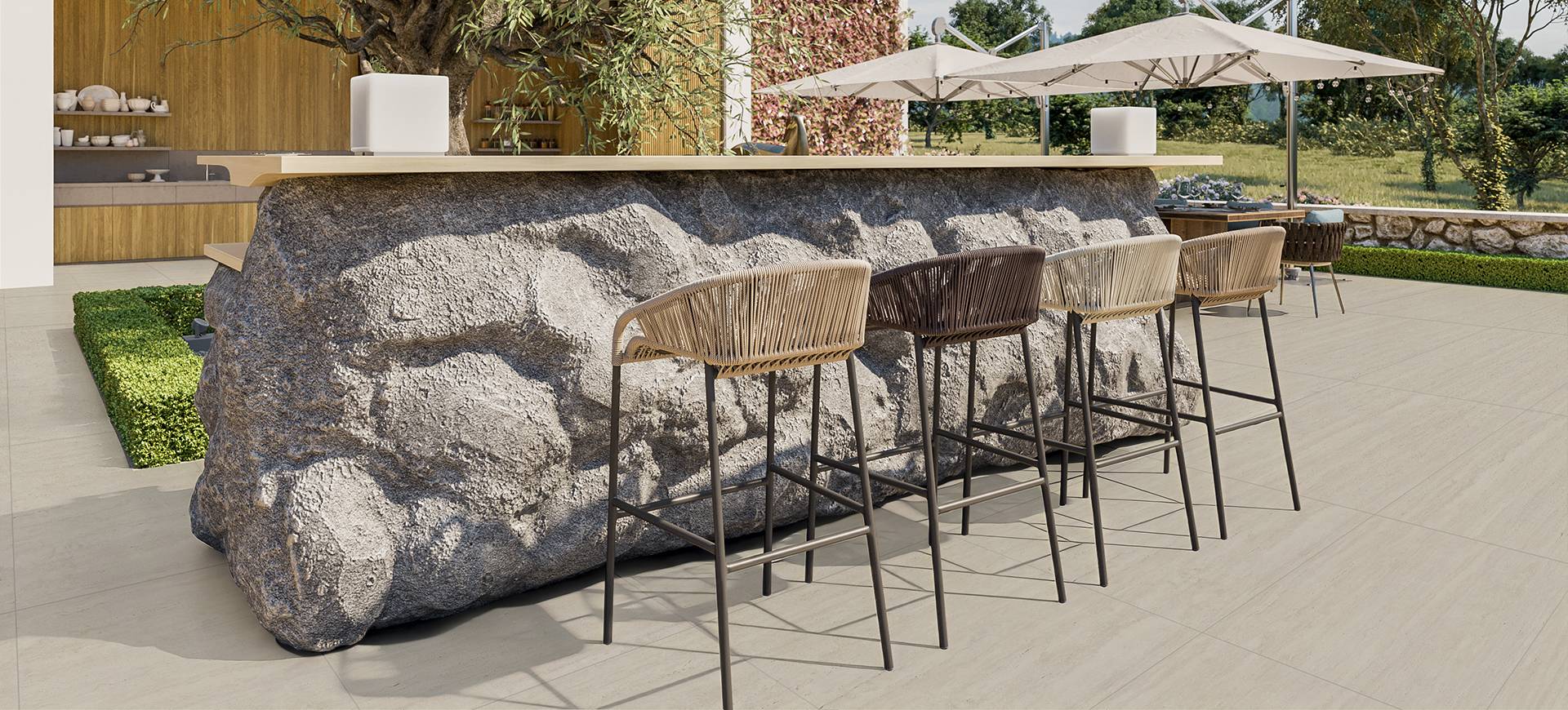 Porcelanato Aderente Romano Avena 90x90 Delta Nova - Imagem 2